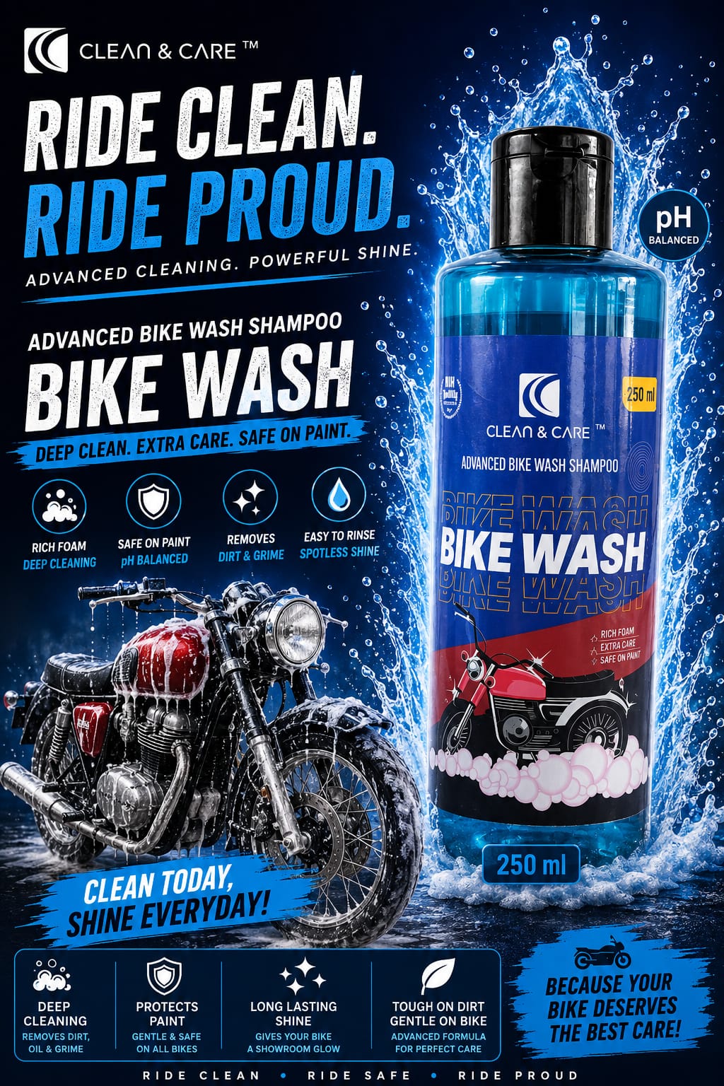 BIKEWASH SHAMPOO ( 250 ML )